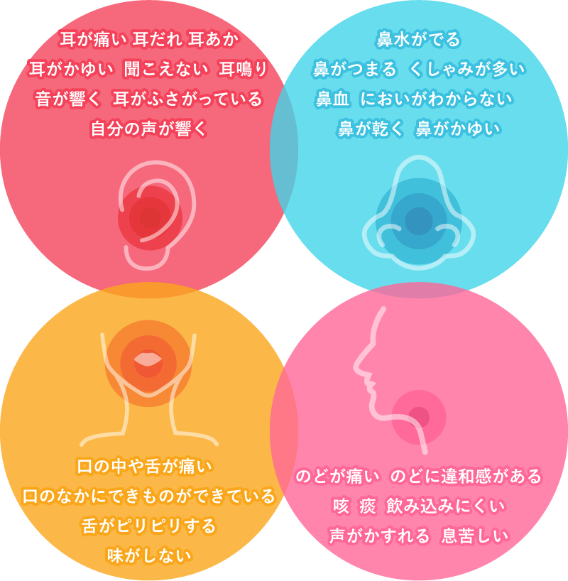 こんな症状でお困りの方は迷わず当院へ