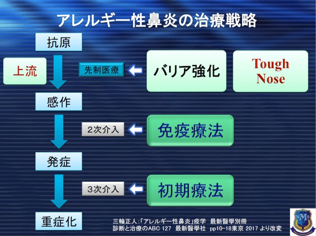 アレルギー性鼻炎の治療戦略