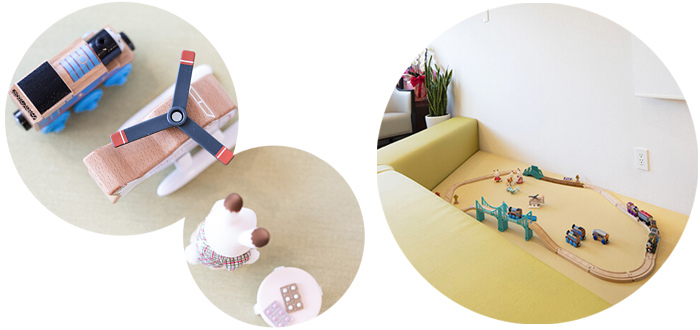 キッズコーナーの写真